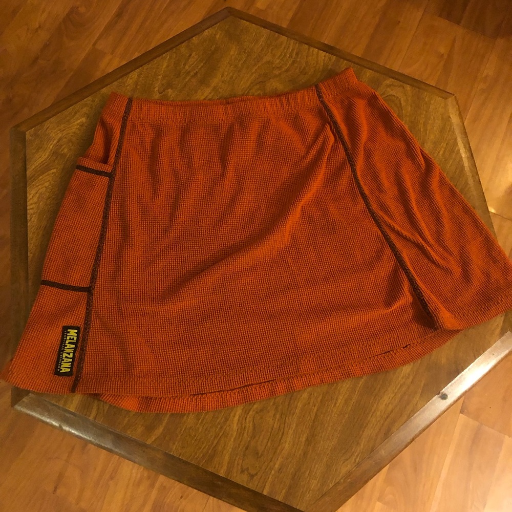 Melanzana microgrid skirt size small.